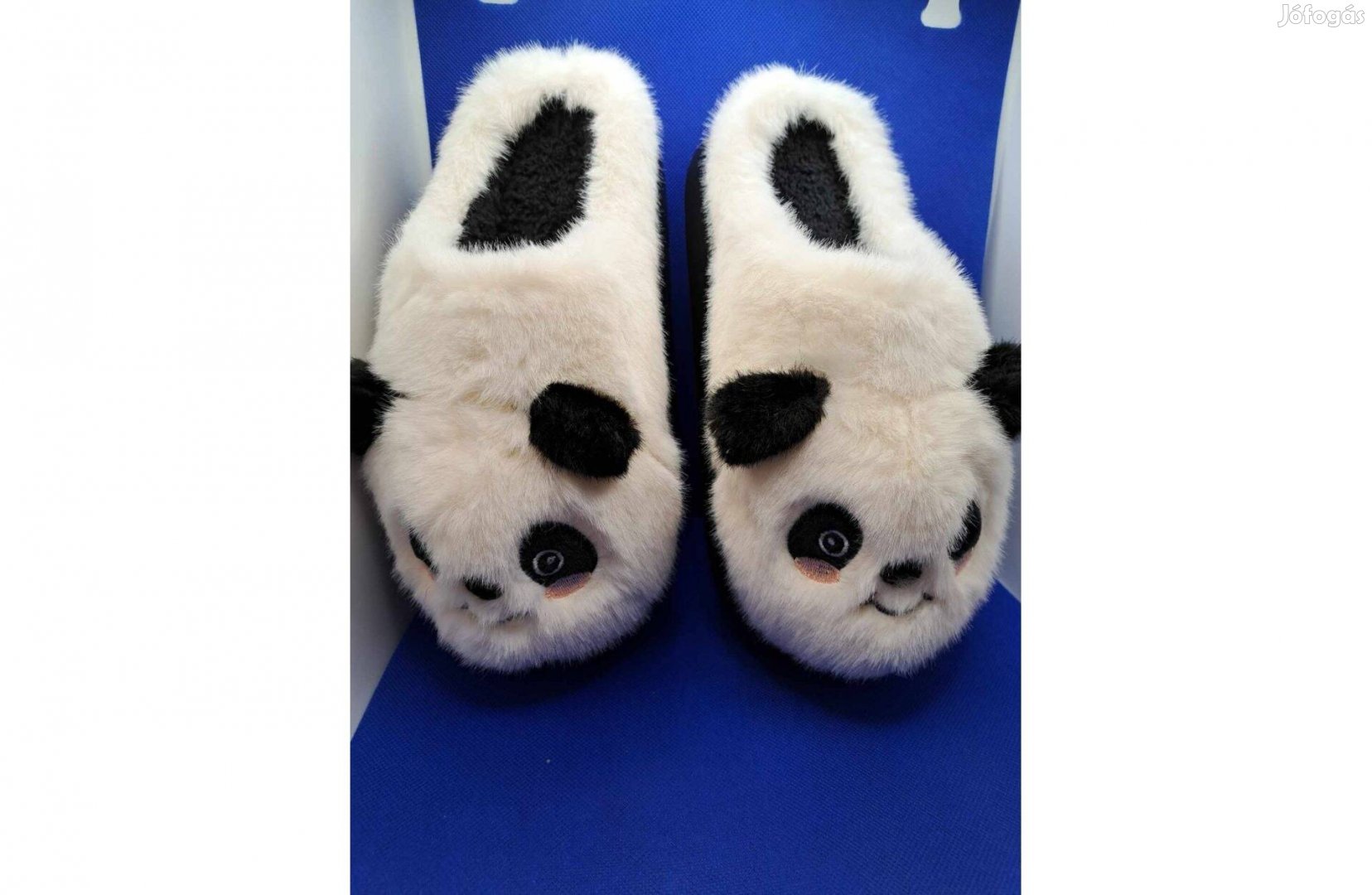 Panda mackós plüss papucs