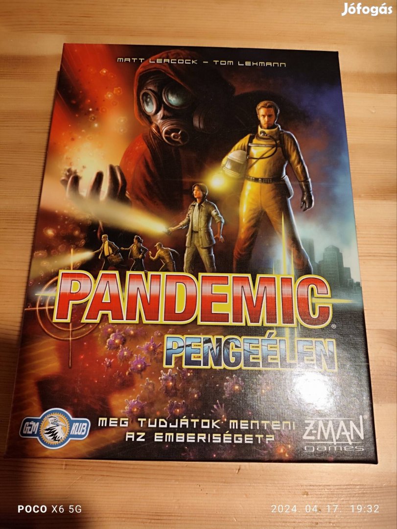 Pandemic és pandemic pengeélen társasjáték 