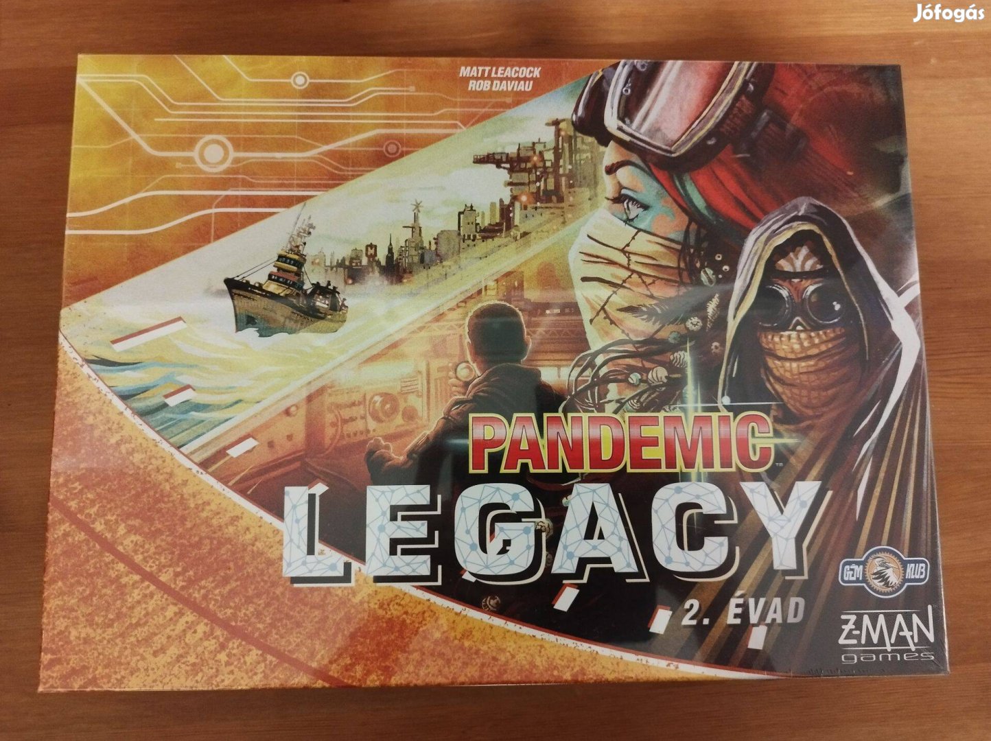 Pandemic legacy 2. évad társasjáték Bontatlan