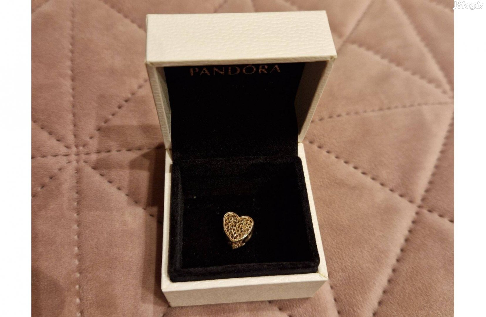 Pandora Szeretettel teli rozé charm - Filled with Romance 781811