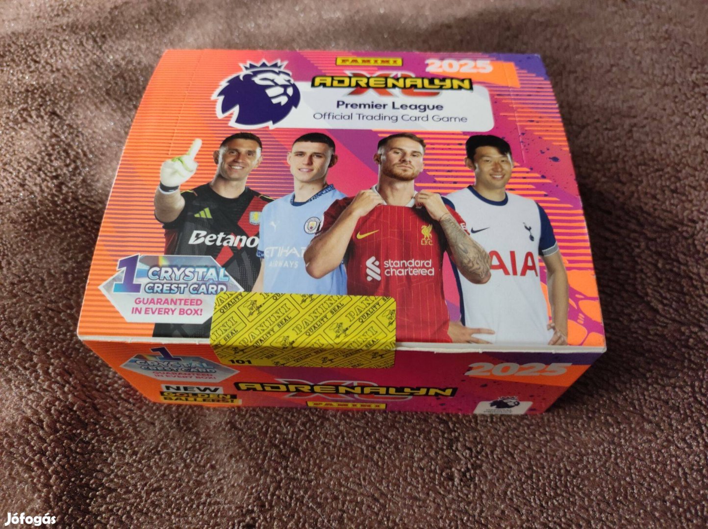 Panini 2025 Adrenalin Premier league pack 36 darab kártyával