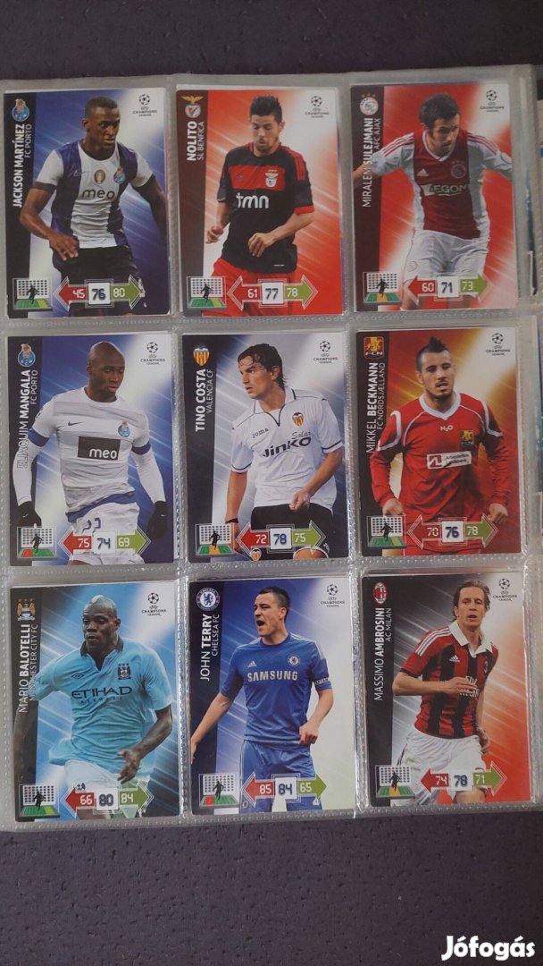 Panini Adrenalyn XL 2012-2013 Champions League kártyák