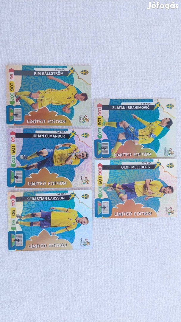 Panini Adrenalyn XL EURO 2012 Limited Edition kártyák