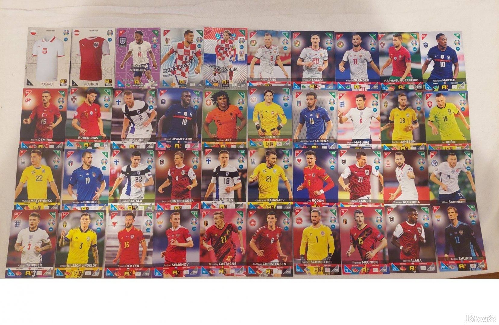 Panini Adrenalyn XL EURO 2021 Kick off kártyák