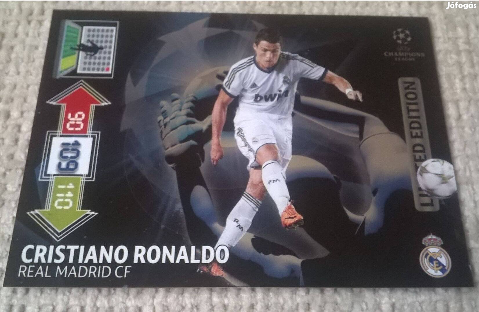 Panini Champions League 2012/13 Ronaldo limited kártya