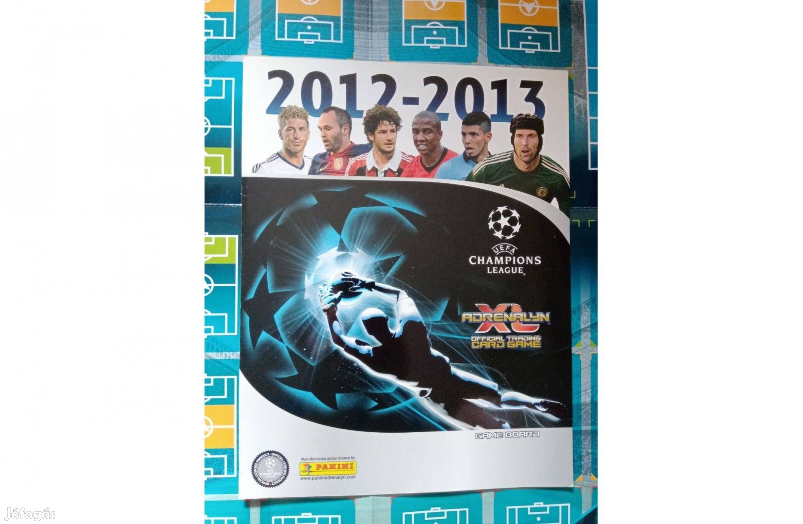 Panini Champions League 2012-2013 Adrenalyn poszter és kártyatartó