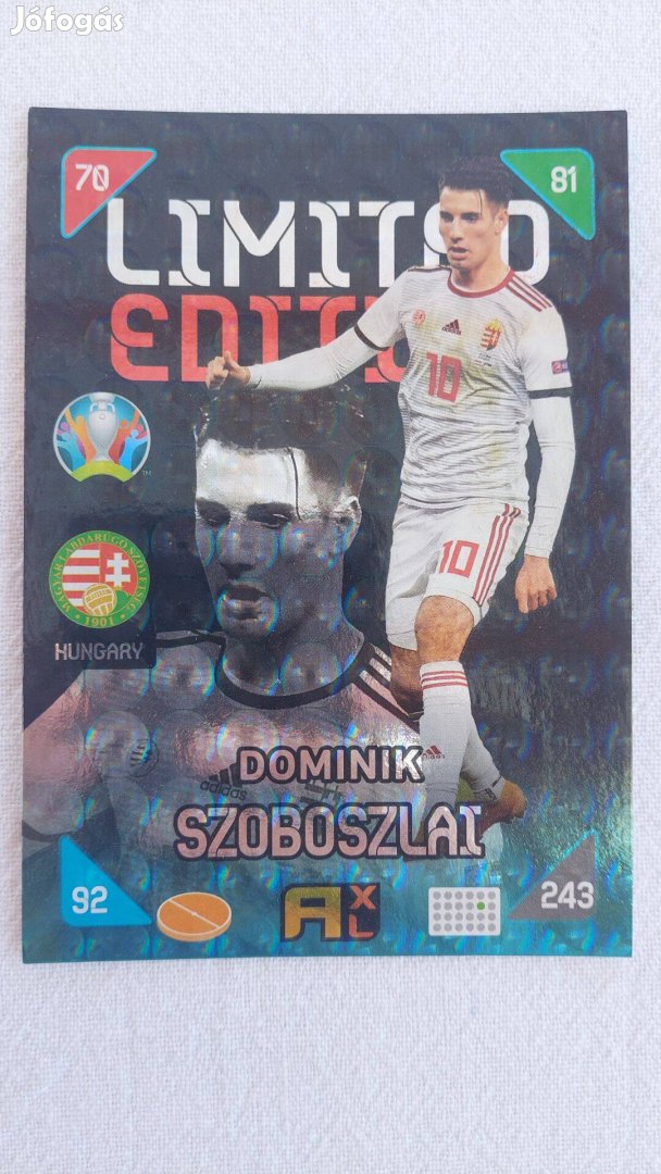 Panini EURO 2021 Kick off Szoboszlai Dominik XXL kártya