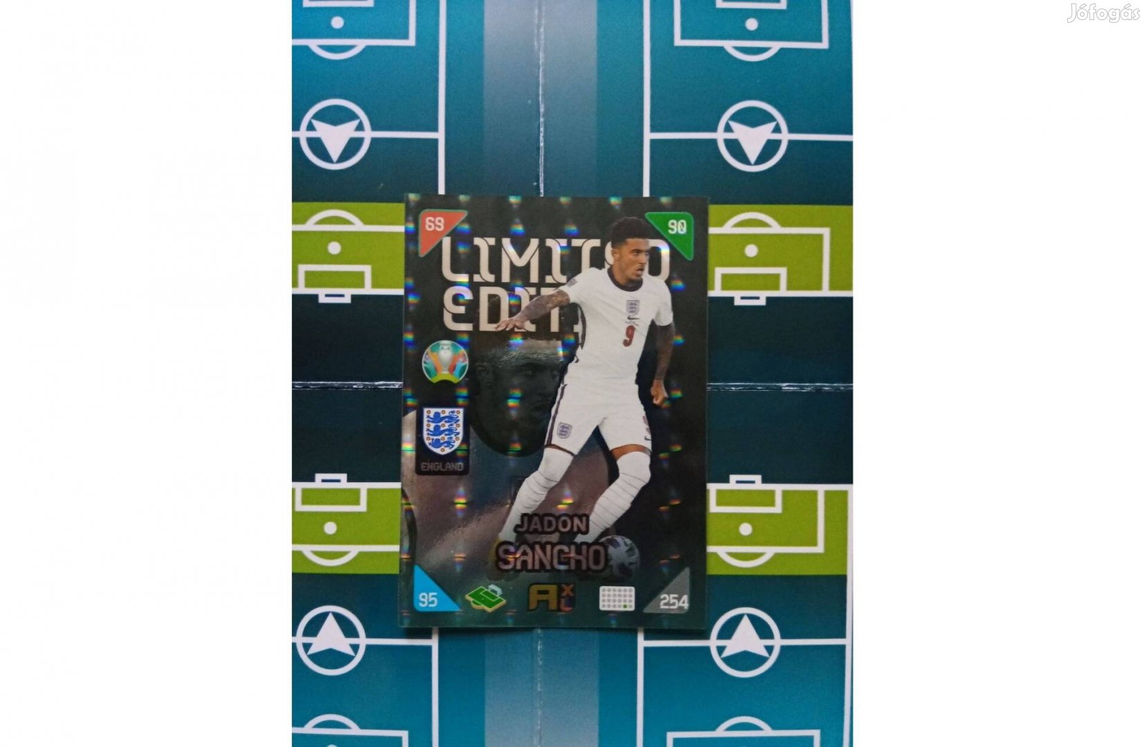 Panini Euro 2020 Kick Off 2021 Jadon Sancho Limited focis kártya