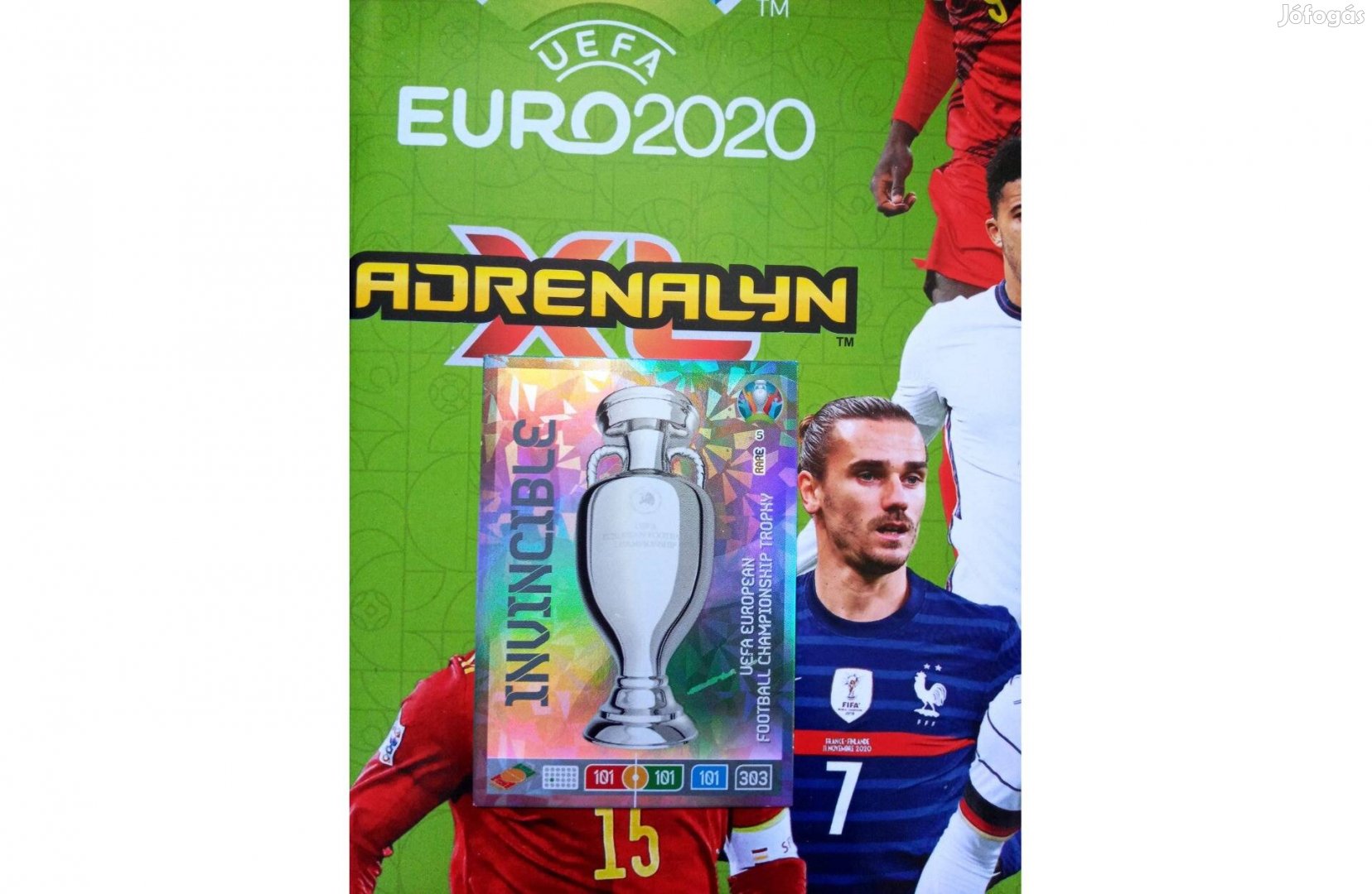 Panini Euro 2020 Preview Adrenalyn Invincible focis kártya