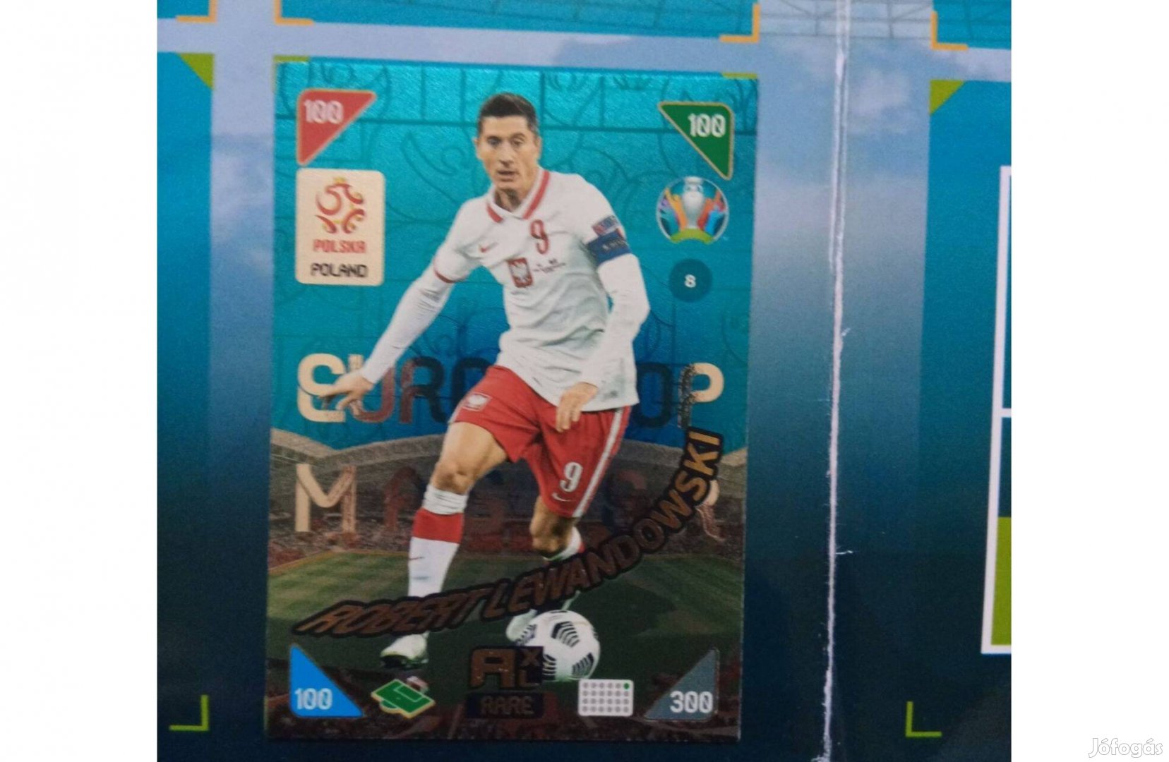 Panini Euro 2021 kick off Lewandowski Euro Top Master kártya