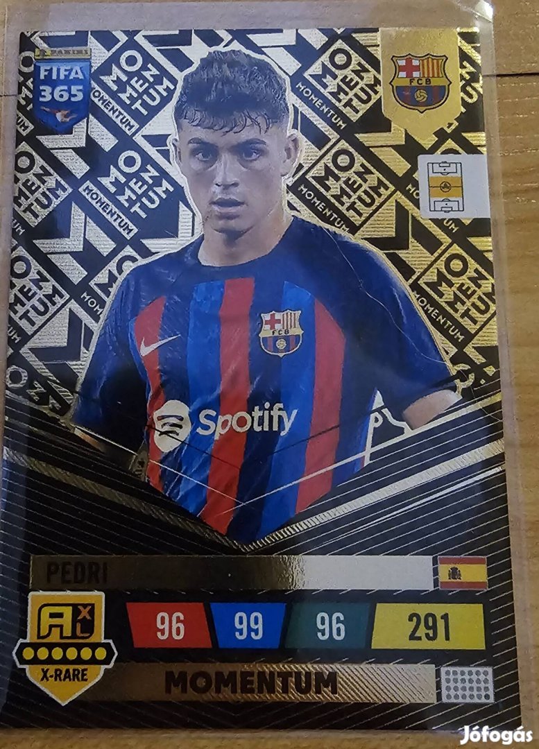 Panini FIFA365 2023 Pedri momentum kártya