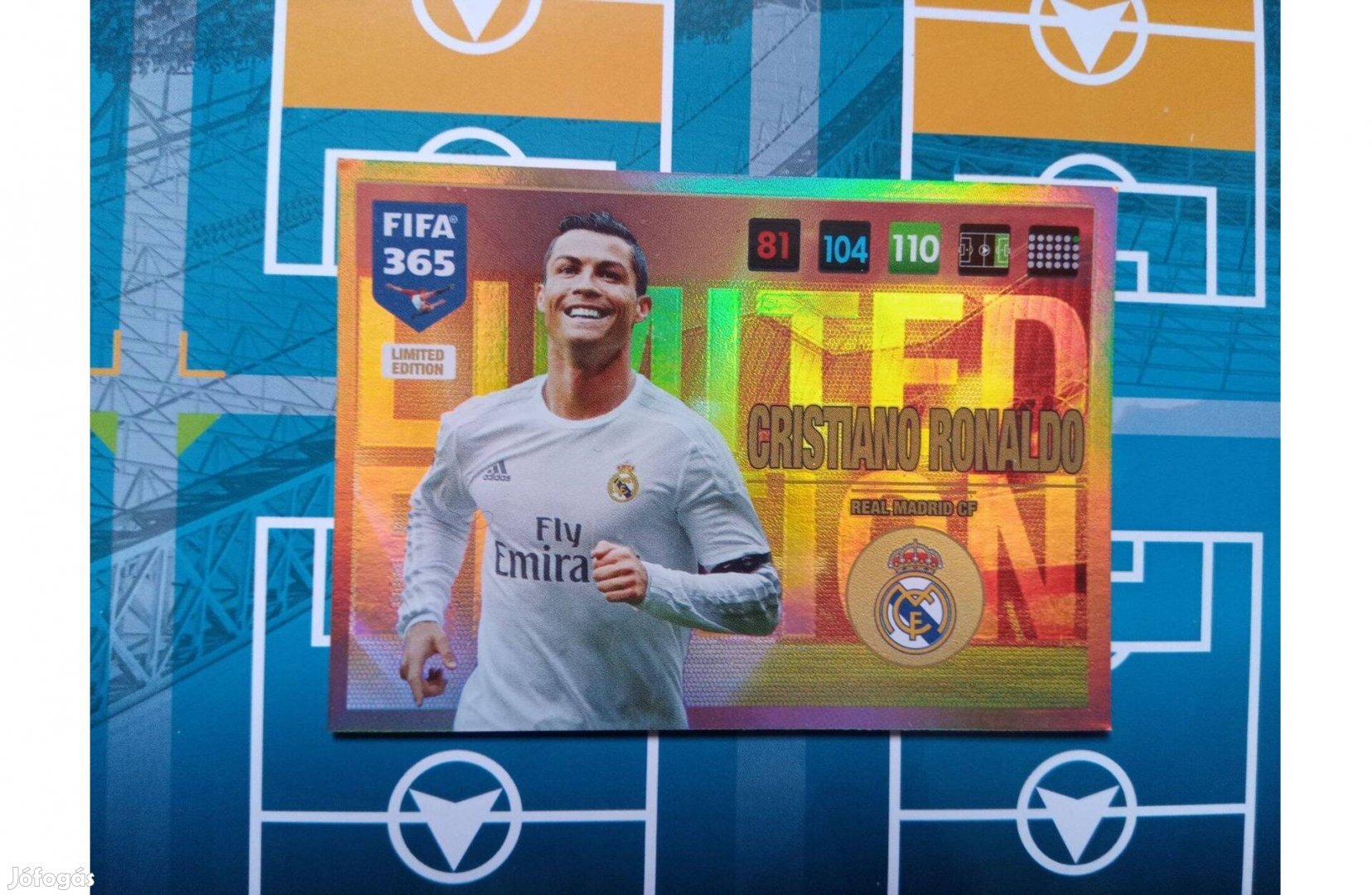 Panini FIFA 365 2016-2017 Ronaldo (Real Madrid) Limited kártya