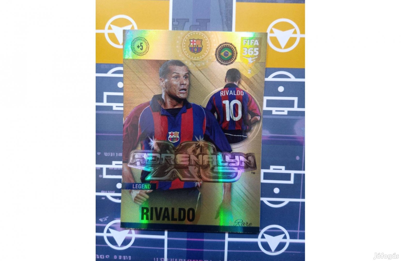 Panini FIFA 365 2019 Adrenalyn Rivaldo (Barcelona) Legend kártya
