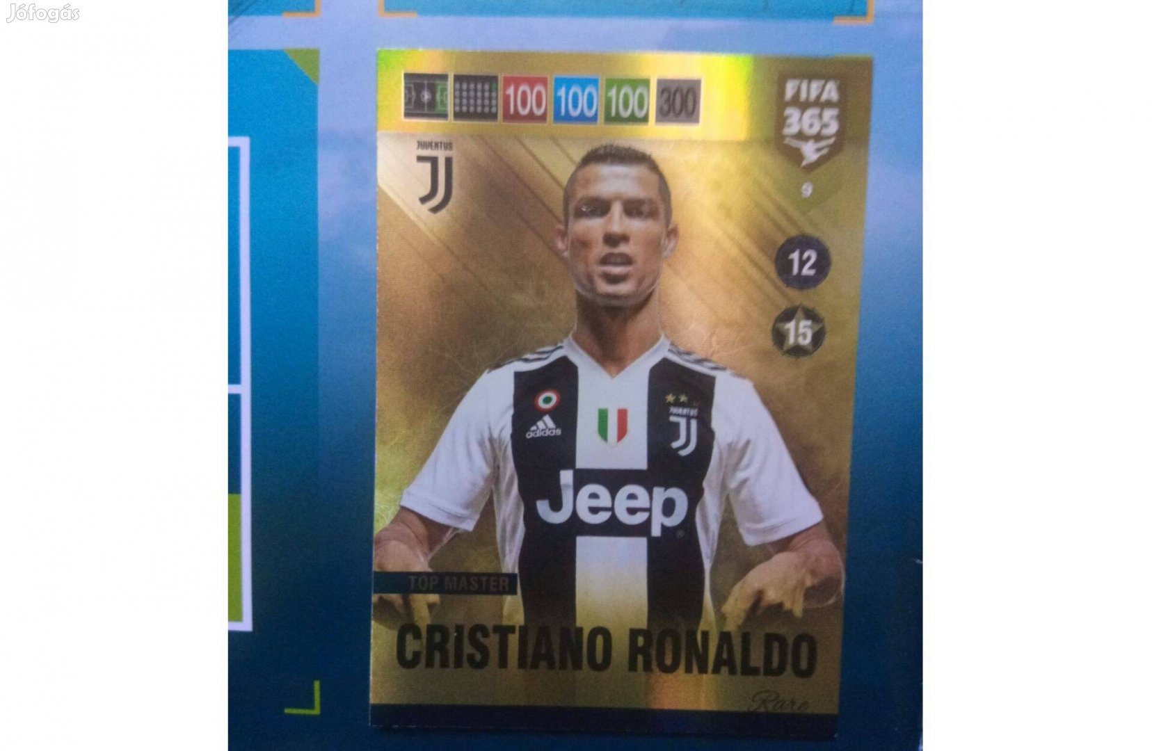 Panini FIFA 365 2019 Adrenalyn Ronaldo (Juventus) Top Master kártya