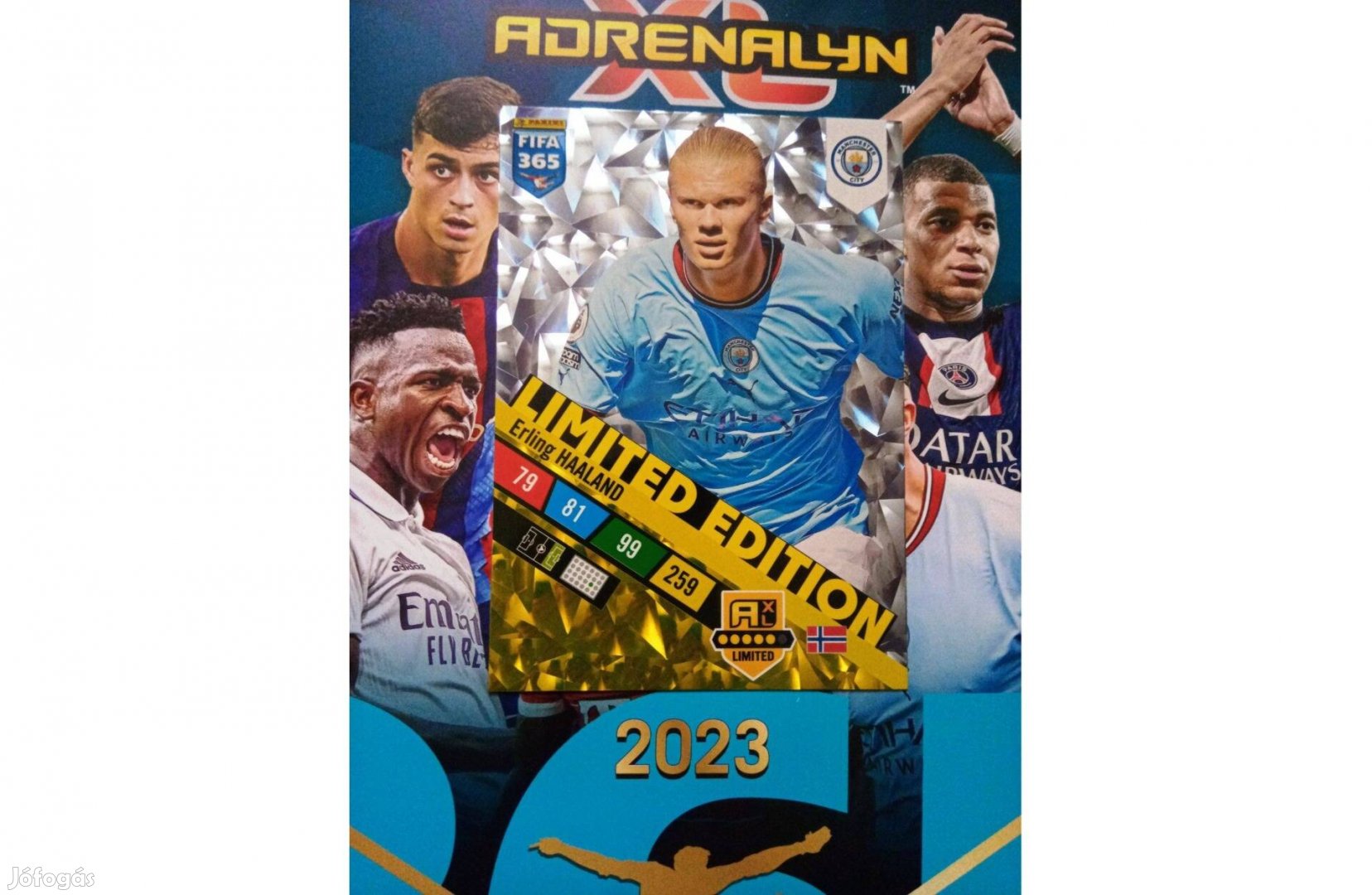 Panini FIFA 365 2023 Adrenalyn Haaland XXL Limited kártya
