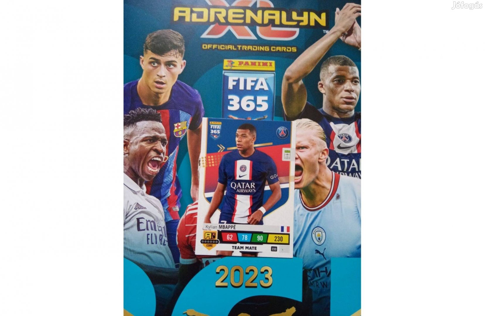 Panini FIFA 365 2023 Adrenalyn Mbappé Team Mate kártya