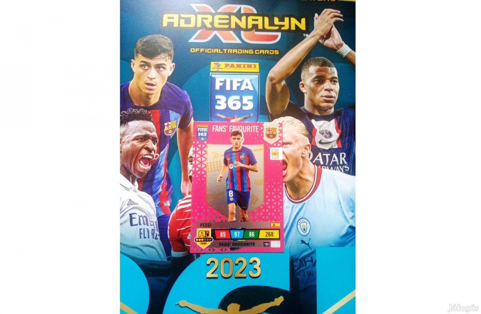 Panini FIFA 365 2023 Adrenalyn Pedri Fans Favourite kártya