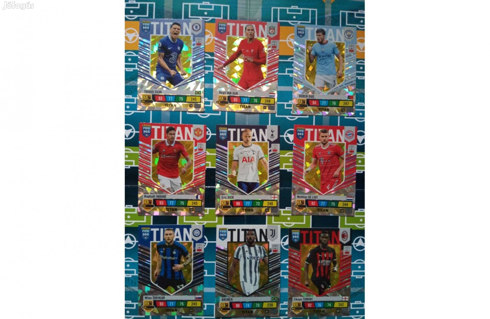 Panini FIFA 365 2023 Adrenalyn Titan focis kártya