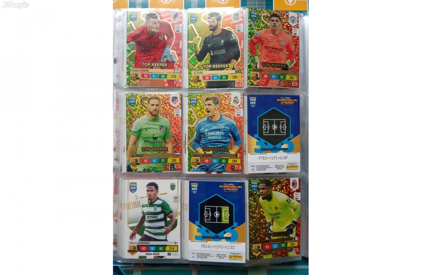 Panini FIFA 365 2023 Adrenalyn Top Keeper kártya