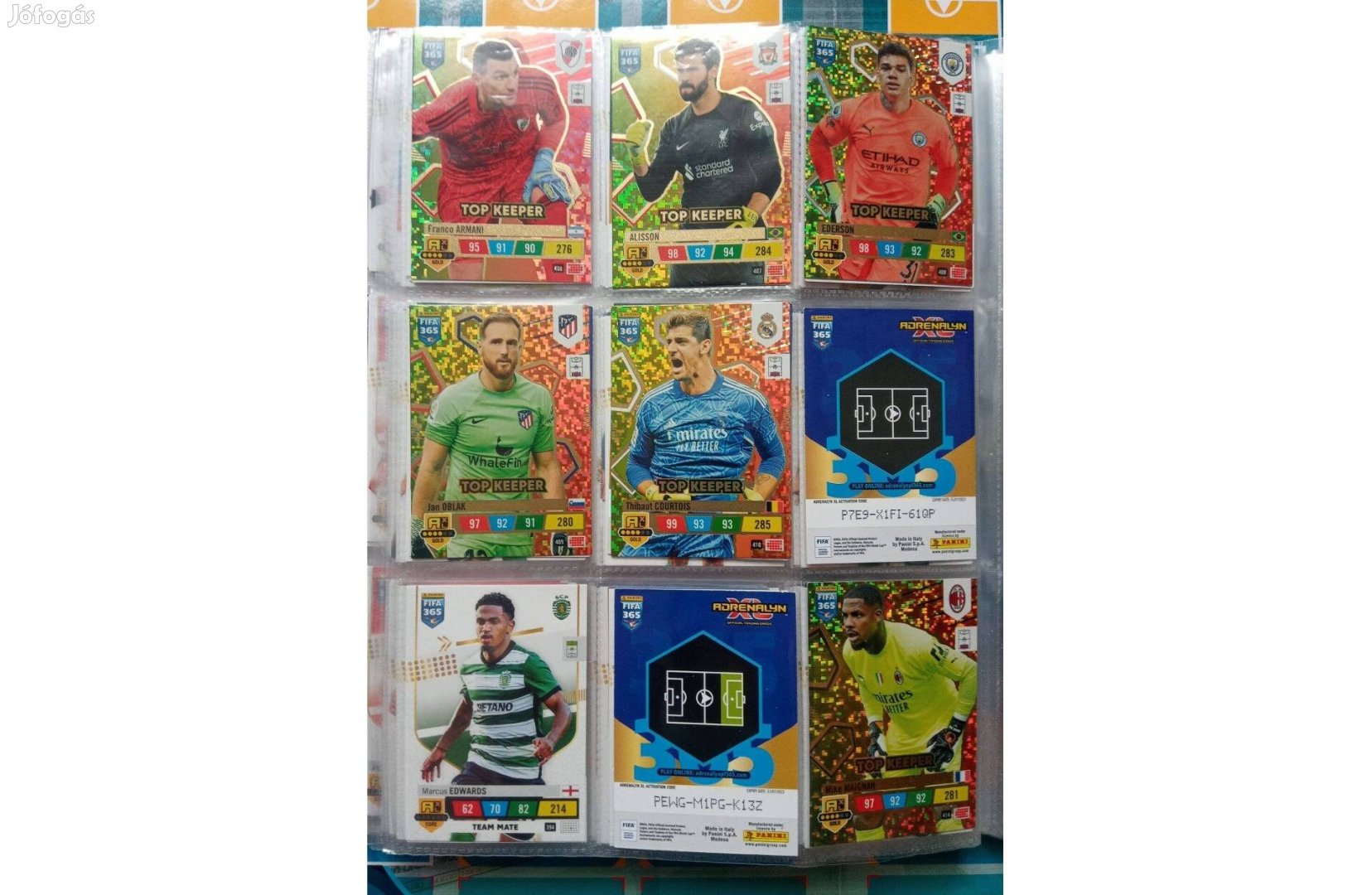 Panini FIFA 365 2023 Adrenalyn XL Top Keeper kártya