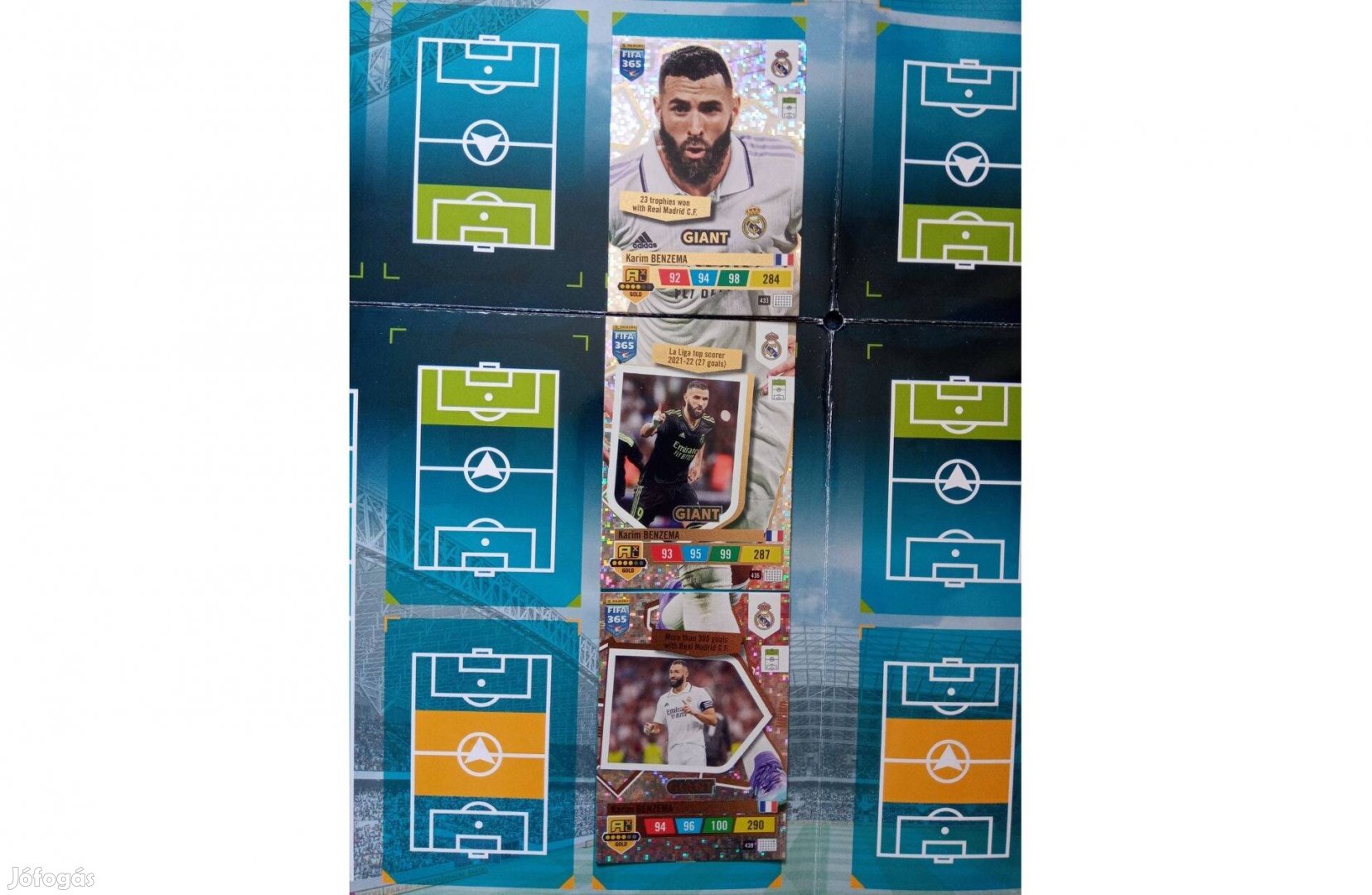 Panini FIFA 365 2023 Karim Benzema (Real Madrid) Giant szett