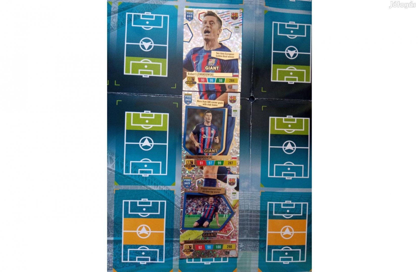 Panini FIFA 365 2023 Robert Lewandowski (Barcelona) Giant szett kártya