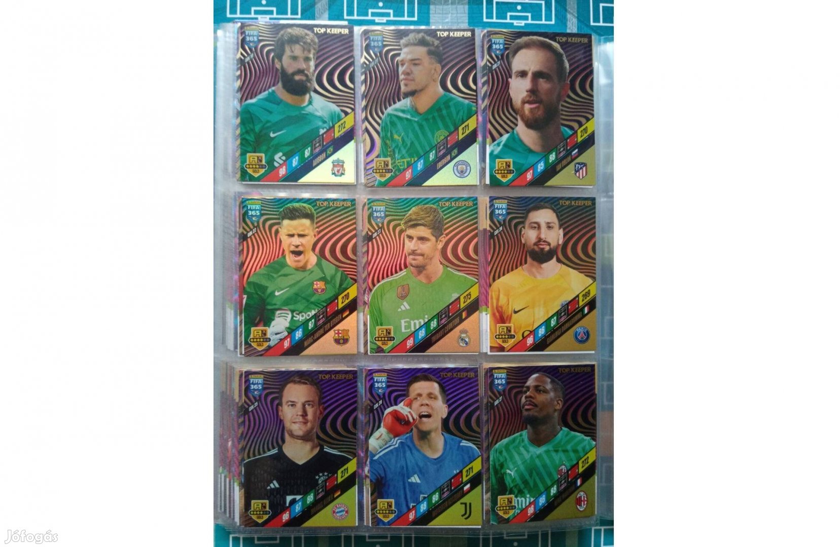 Panini FIFA 365 2024 Adrenalyn Top Keeper kártya
