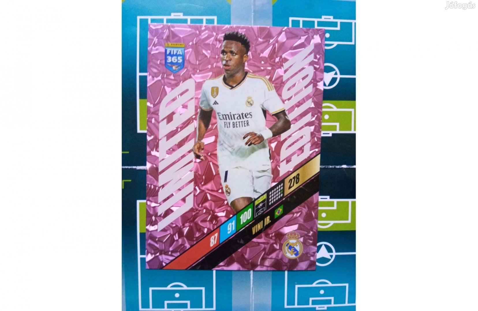 Panini FIFA 365 2024 Adrenalyn Vini Jr. XXL Limited focis kártya