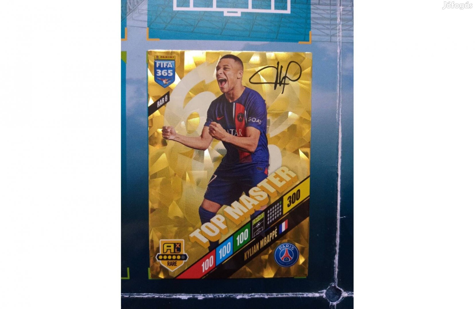 Panini FIFA 365 2024 Adrenalyn XL Kylian Mbappé Top Master kártya