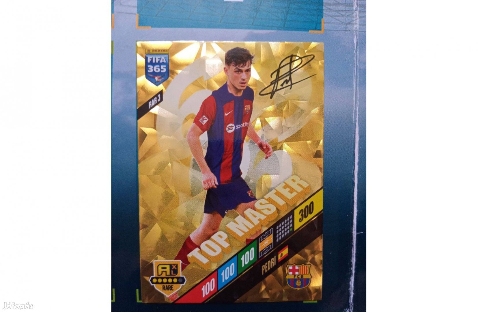 Panini FIFA 365 2024 Adrenalyn XL Pedri Top Master kártya