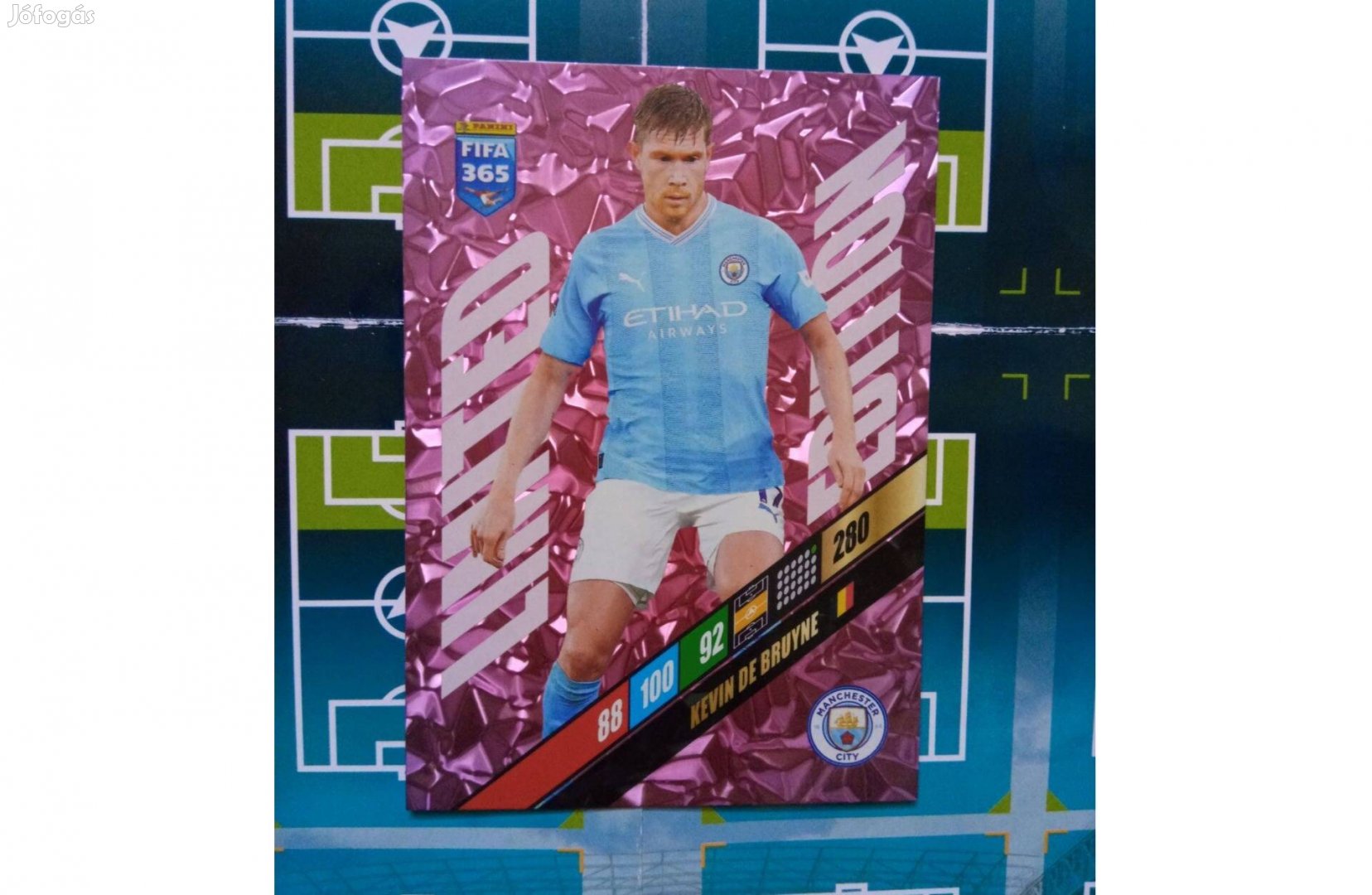 Panini FIFA 365 2024 Kevin De Bruyne XXL Limited focis