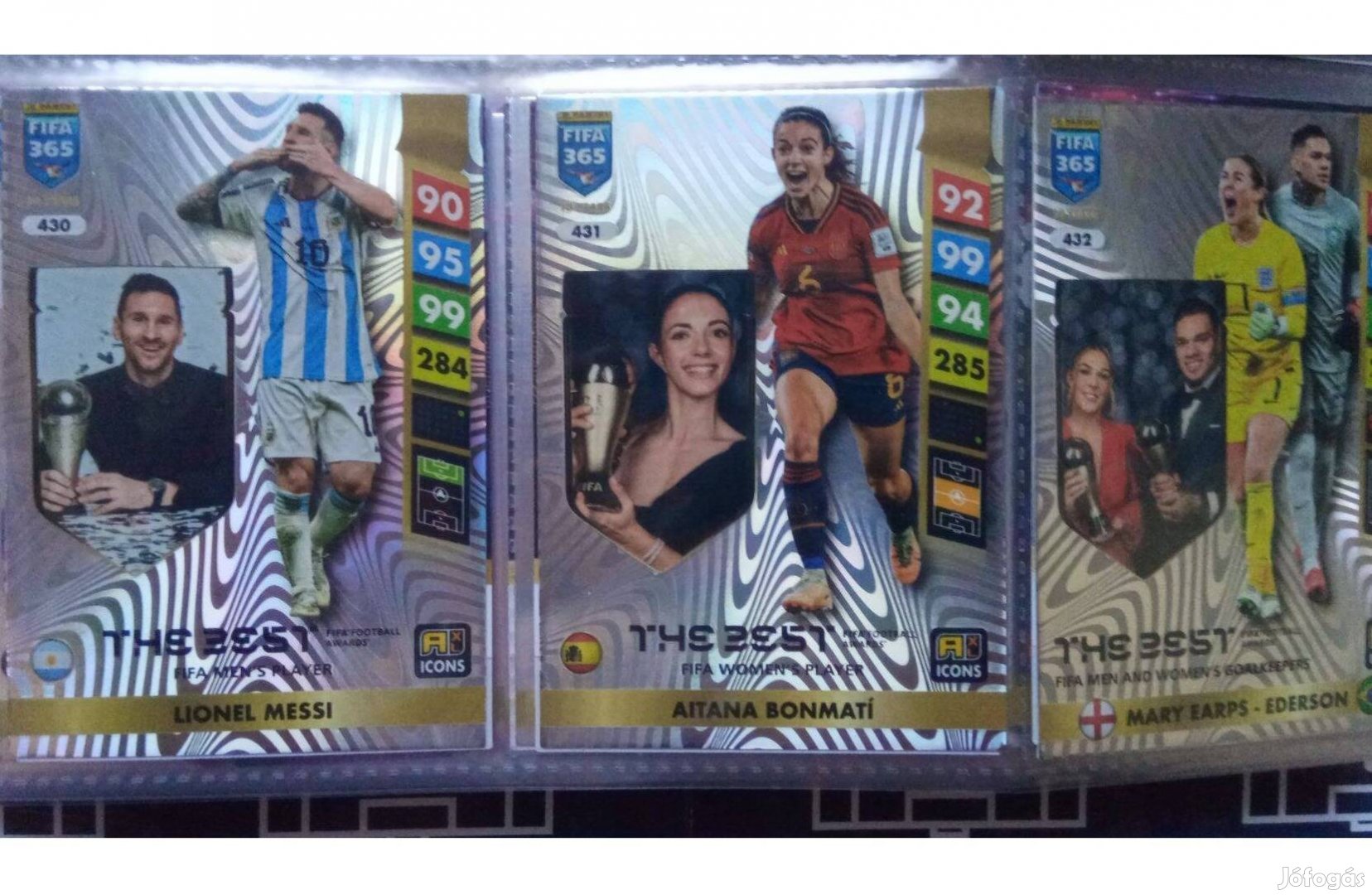 Panini FIFA 365 2025 Adrenalyn The Best focis kártya