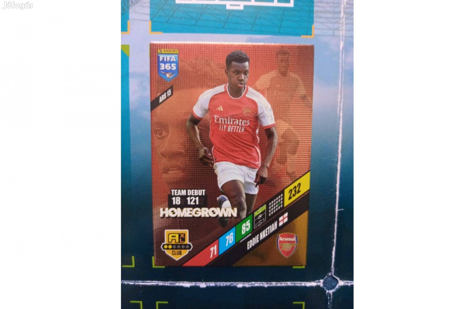 Panini FIFA 365 Adrenalyn 2024 Eddie Nketiah Homegrown kártya