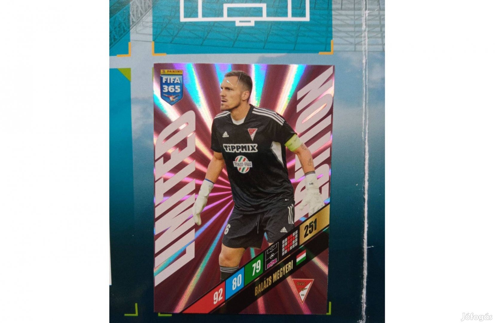 Panini FIFA 365 Adrenalyn 2024 Megyeri Balázs Limited kártya