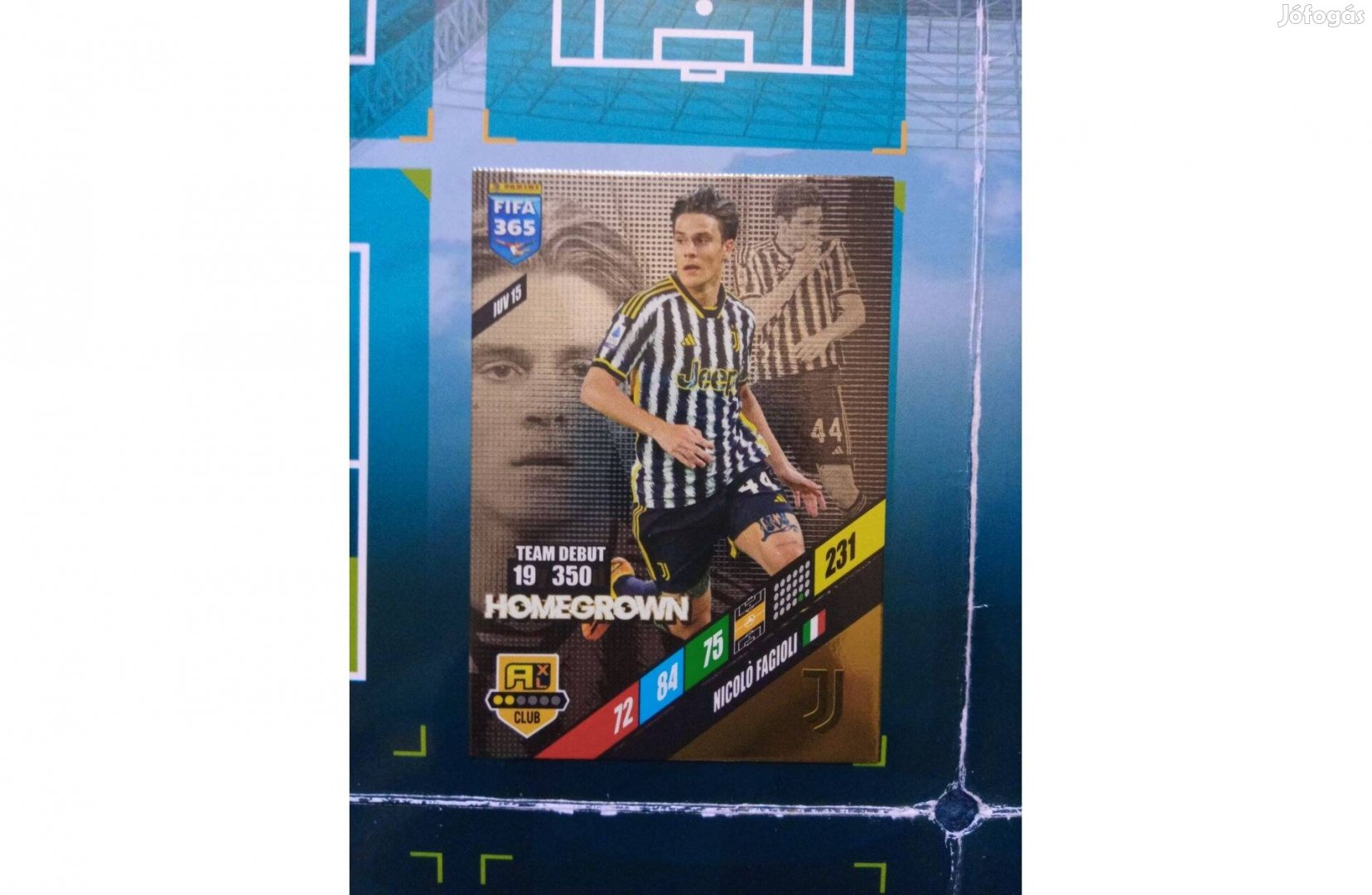 Panini FIFA 365 Adrenalyn 2024 Nicolo Fagioli Homegrown kártya