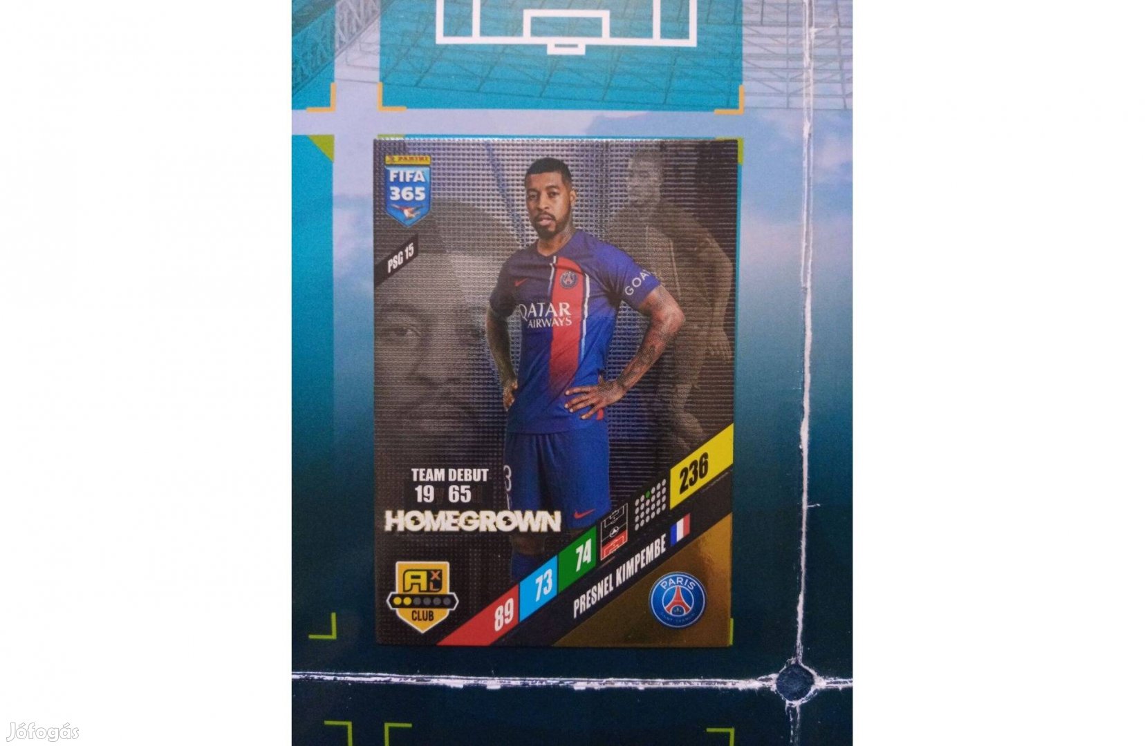 Panini FIFA 365 Adrenalyn 2024 Presnel Kimpembe Homegrown kártya