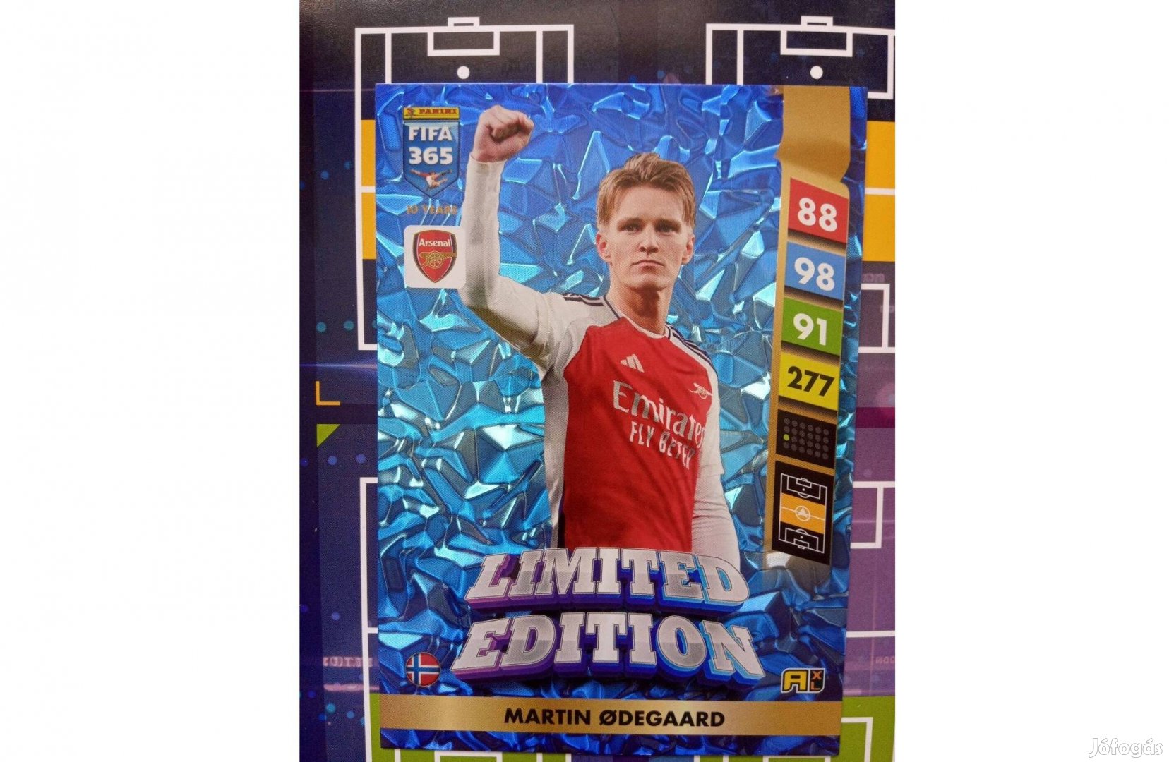 Panini FIFA 365 Adrenalyn 2025 Odegaard XXL Limited kártya