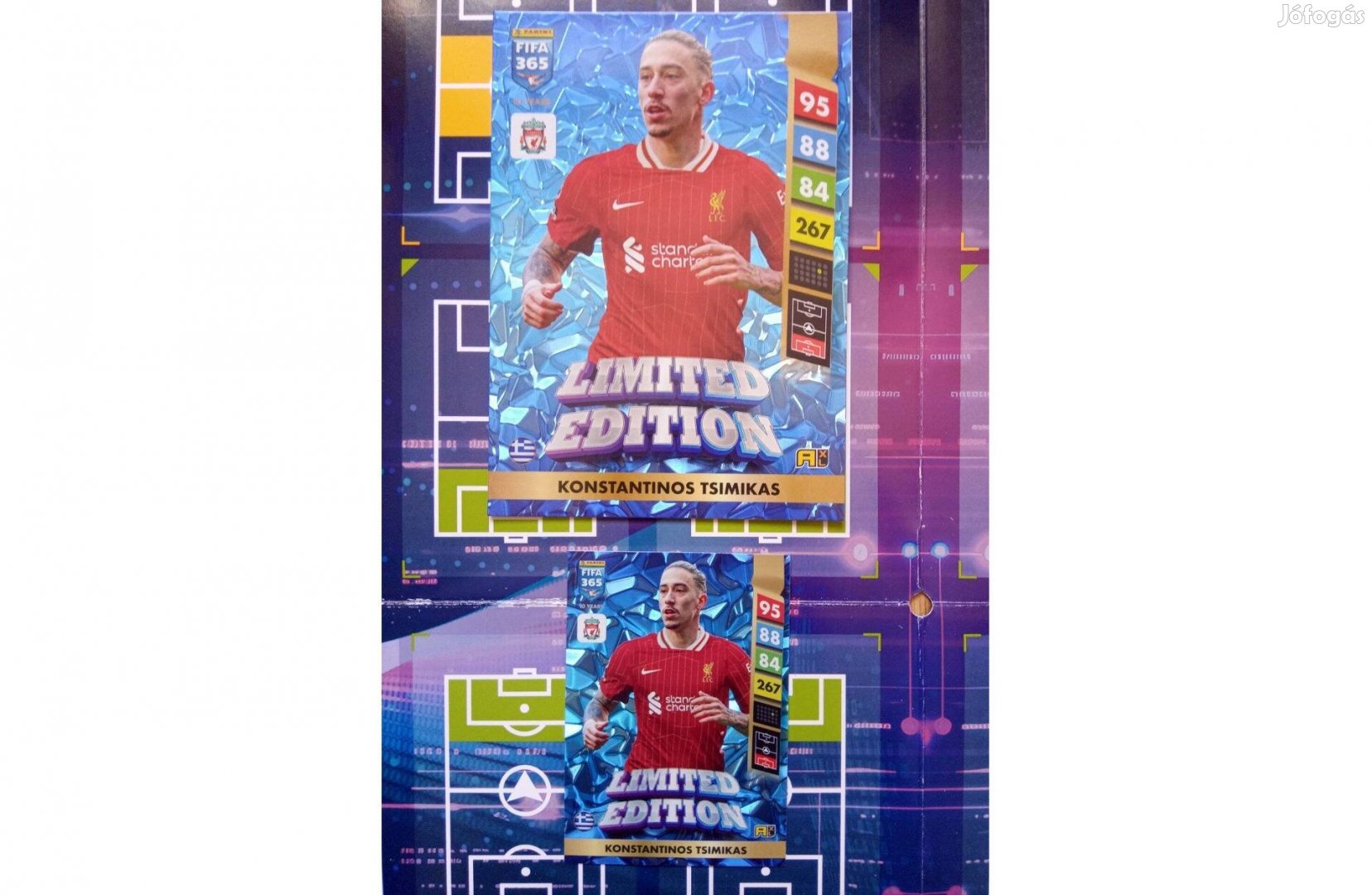 Panini FIFA 365 Adrenalyn 2025 Tsimikas XXL Limited kártya