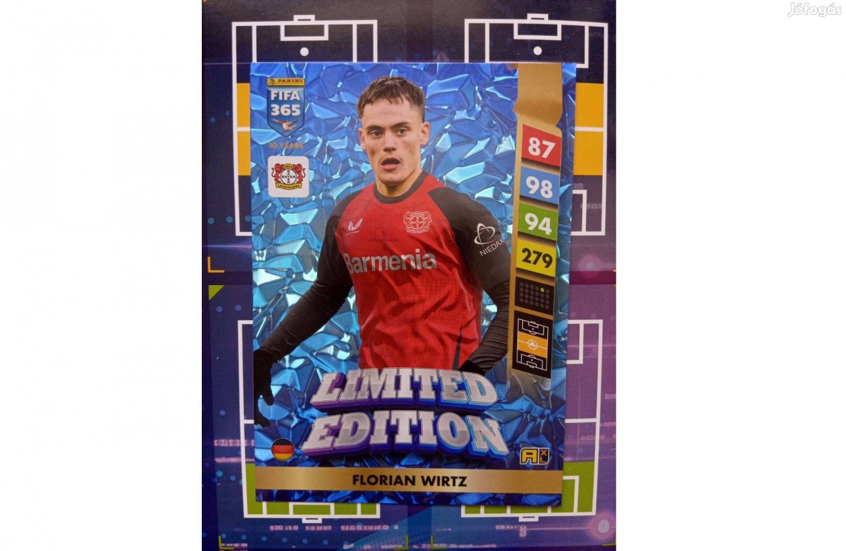 Panini FIFA 365 Adrenalyn 2025 Wirtz XXL Limited kártya