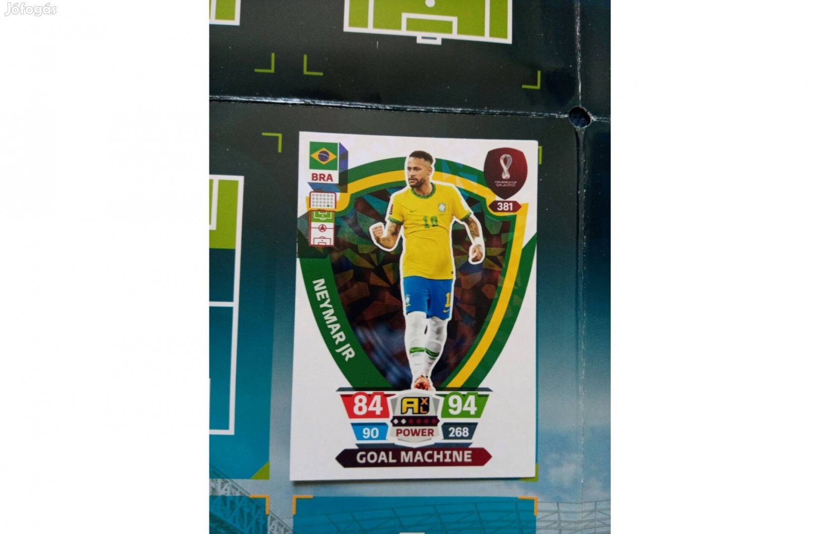 Panini FIFA World Cup Qatar 2022 Adrenalyn Goal Machine Neymar kártya