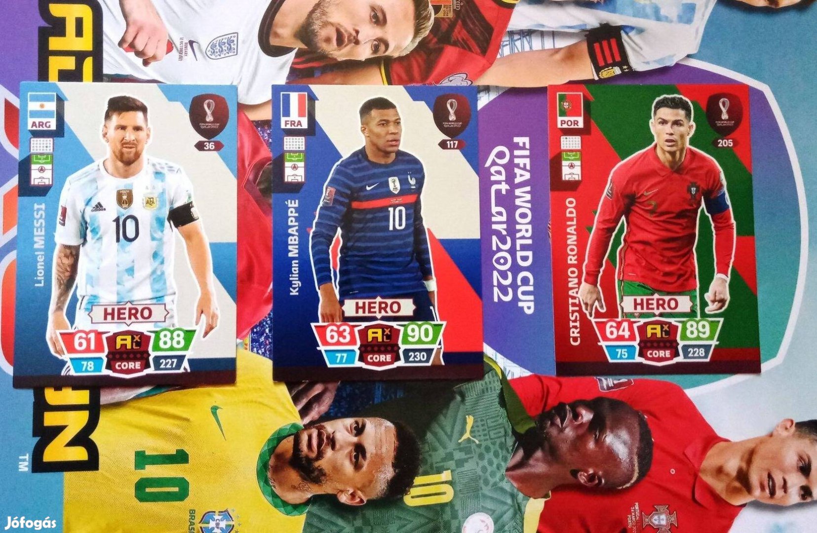 Panini FIFA World Cup Qatar 2022 Adrenalyn Hero focis kártya