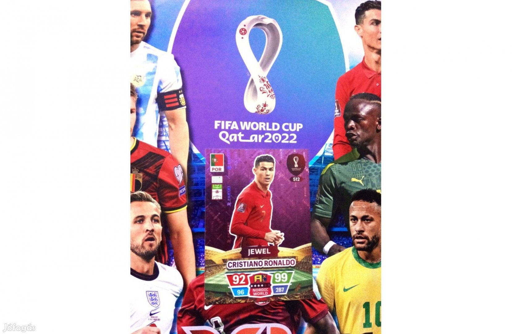 Panini FIFA World Cup Qatar 2022 Adrenalyn Nordic Ronaldo kártya