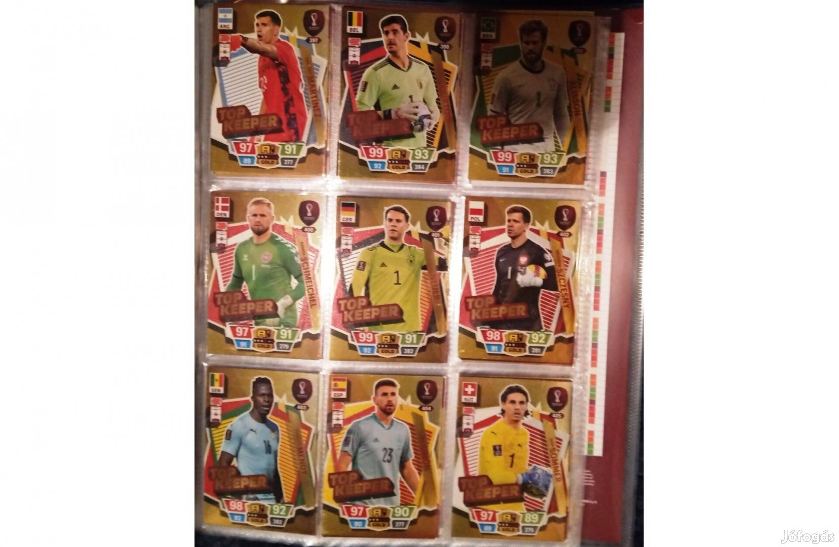 Panini FIFA World Cup Qatar 2022 Adrenalyn Top Keeper kártya