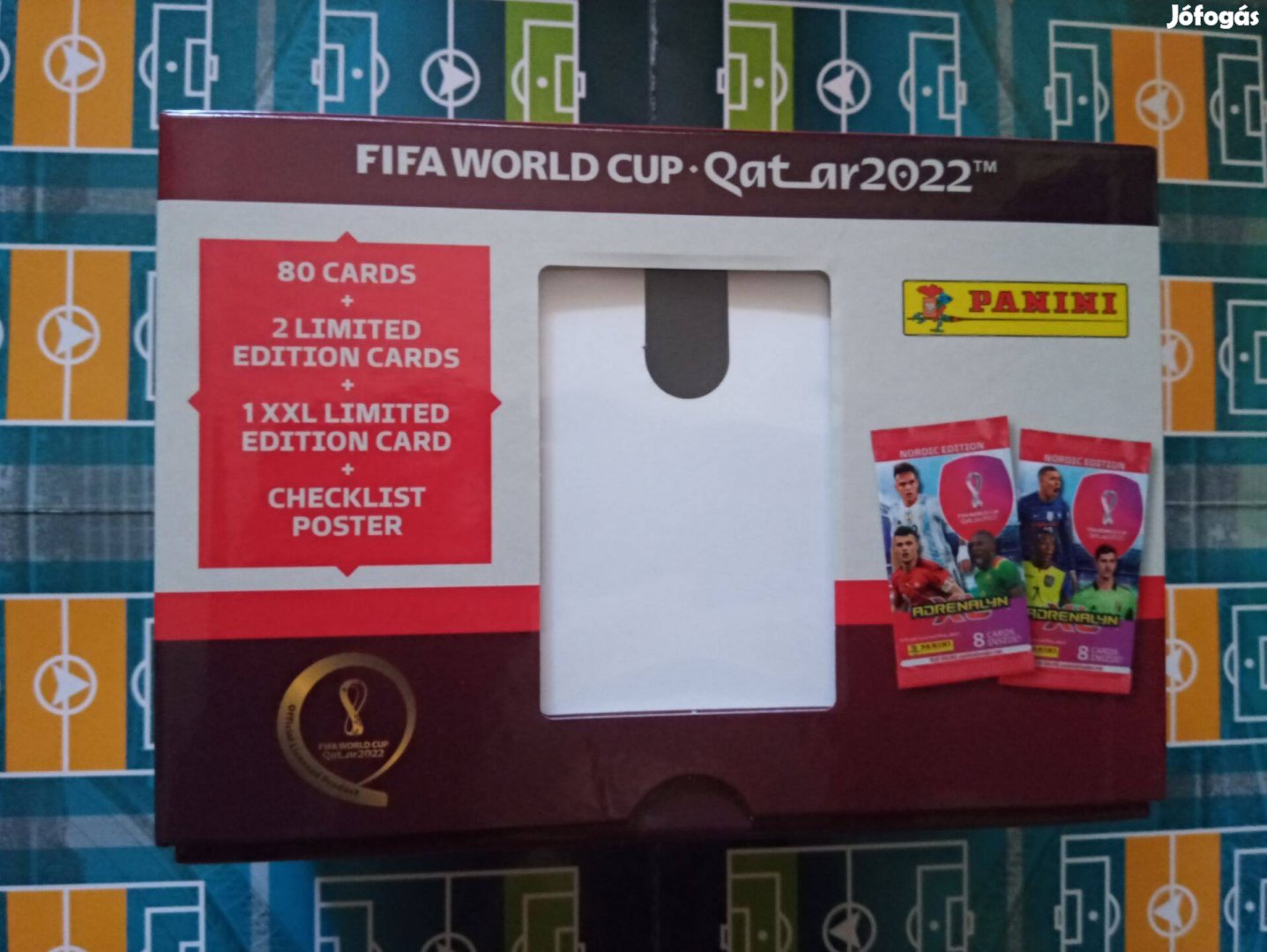 Panini FIFA World Cup Qatar 2022 Ajándék Díszdoboz XXL kártyatartó