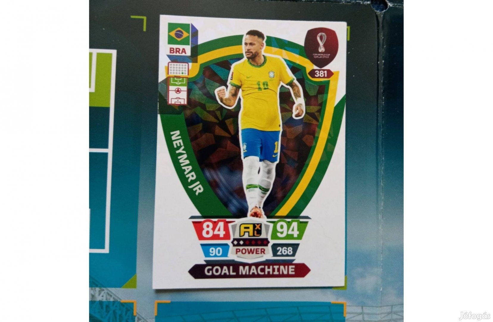 Panini FIFA World Cup Qatar 2022 Goal Machine Neymar kártya