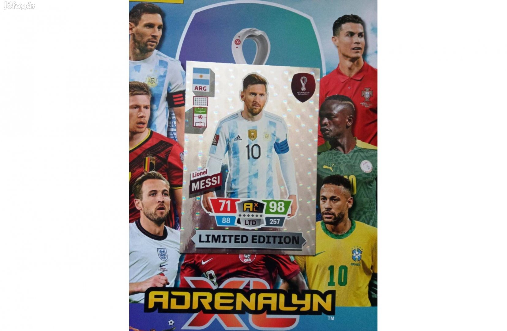 Panini FIFA World Cup Qatar 2022 XXL Limited Messi kártya