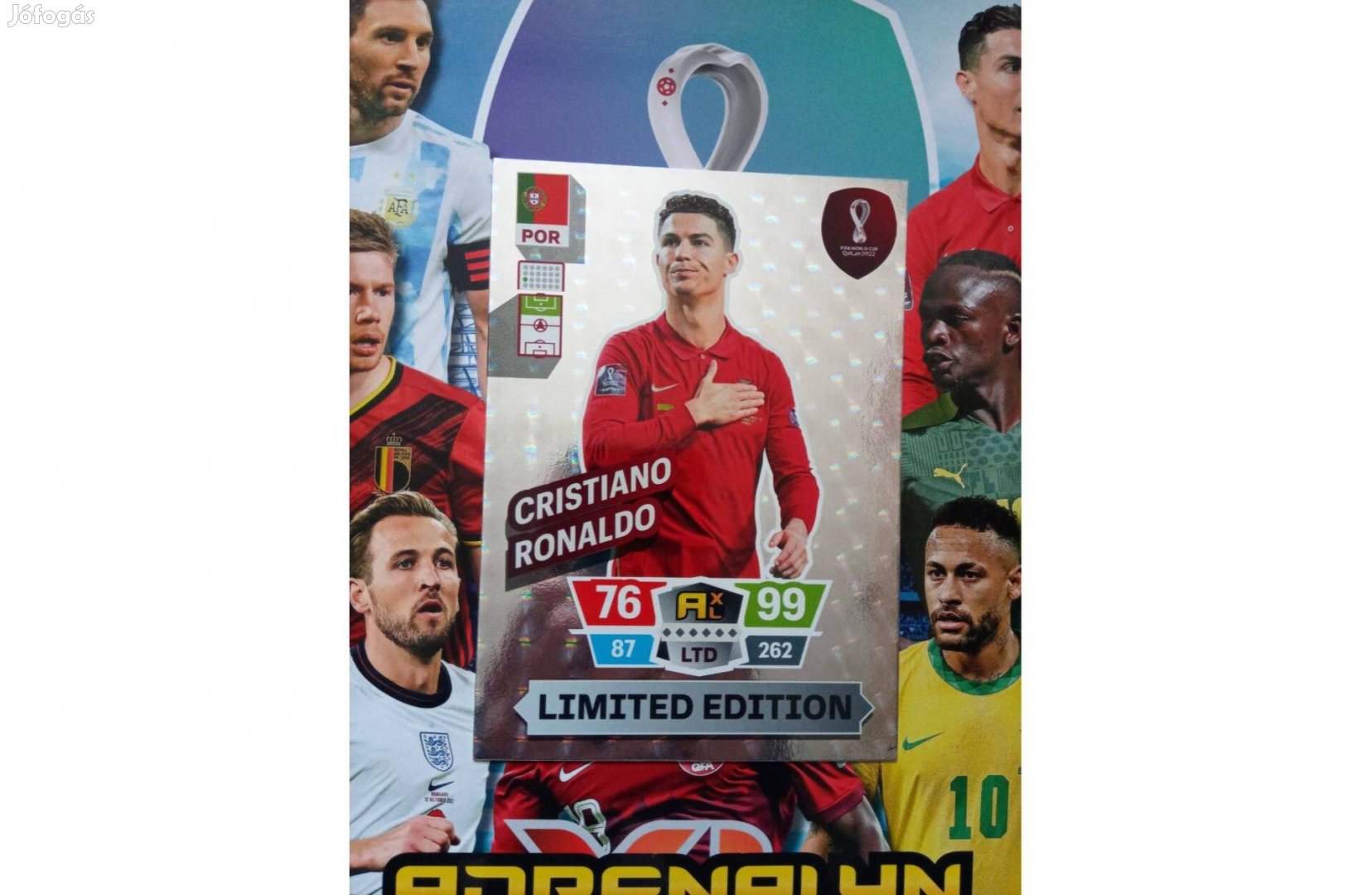 Panini FIFA World Cup Qatar 2022 XXL Limited Ronaldo kártya