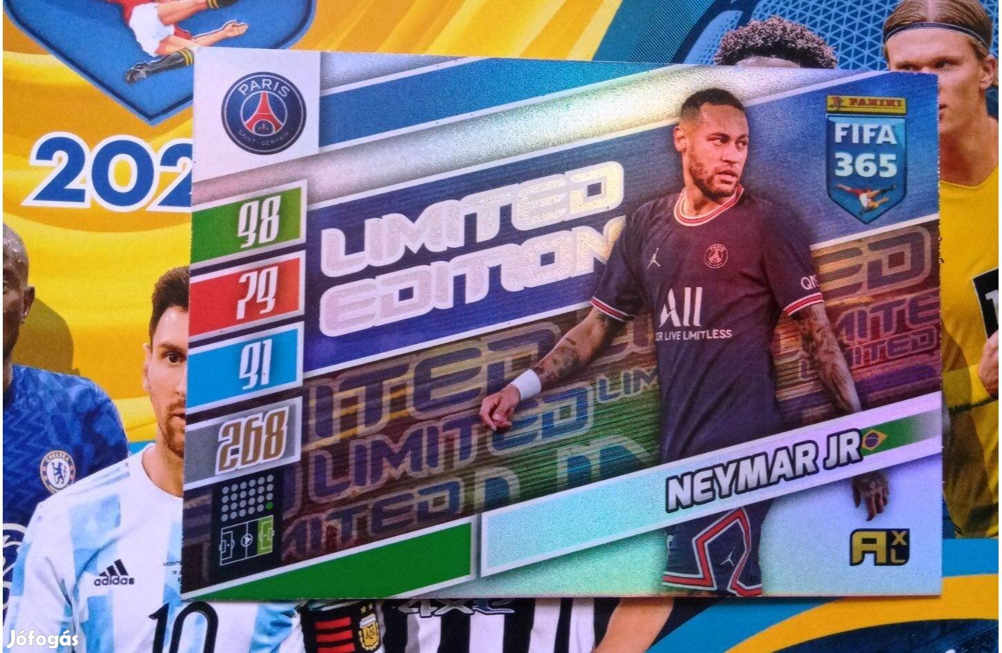 Panini Fifa 365 2022 Adrenalyn Update Neymar XXL Limited kártya