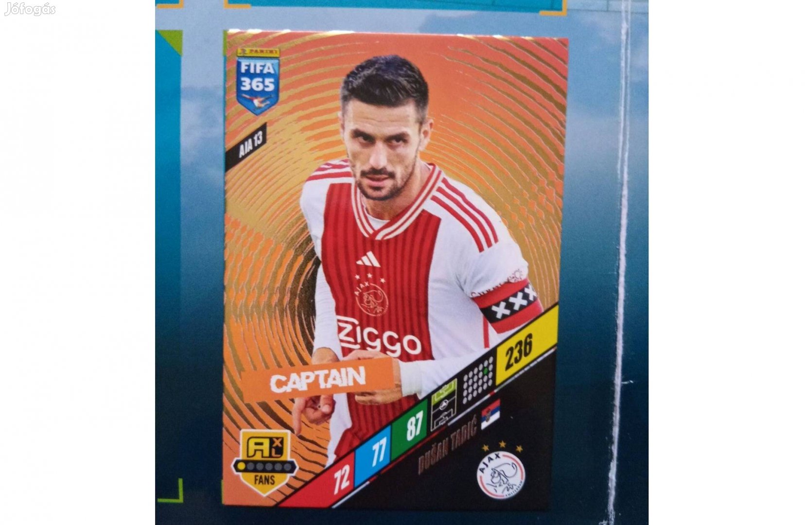 Panini Fifa 365 2024 Dusan Tadic Captain focis kártya