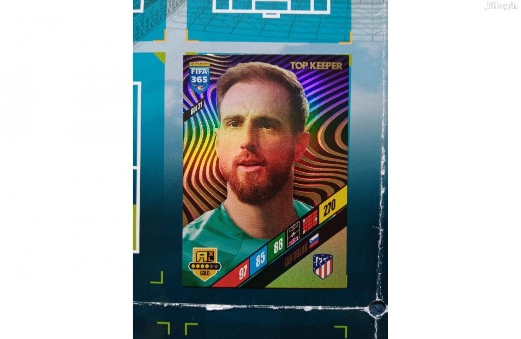 Panini Fifa 365 2024 Jan Oblak Top Keeper kártya